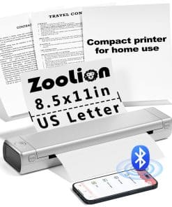 Impresora Térmica Portátil Zoolion para Viajes, M08F