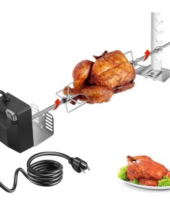 Kit de Parrilla Rotativa, Parrilla de Barbecue Automática,