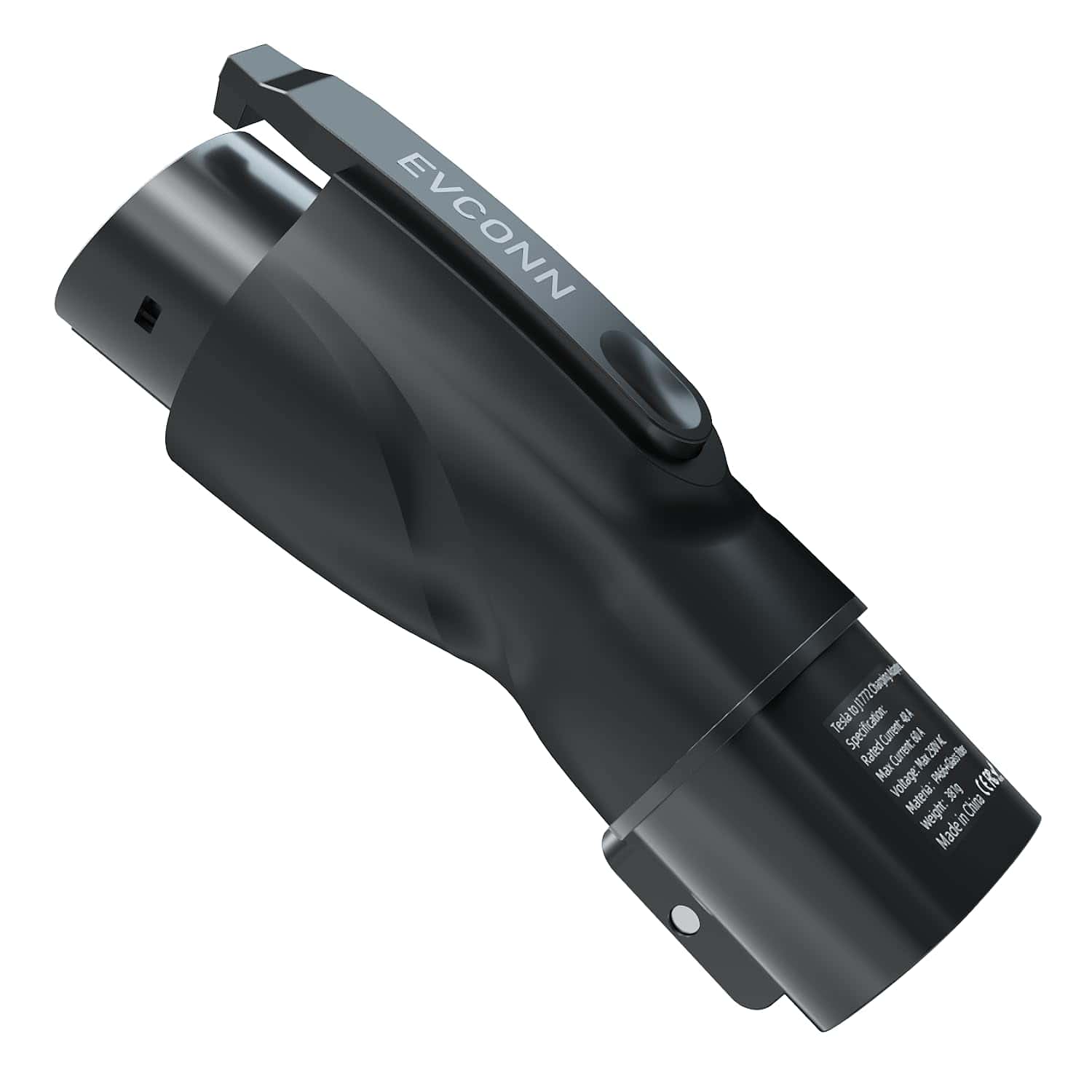 Adaptador EVCONN TSL a J1772, Material PA66 y Fibra de
