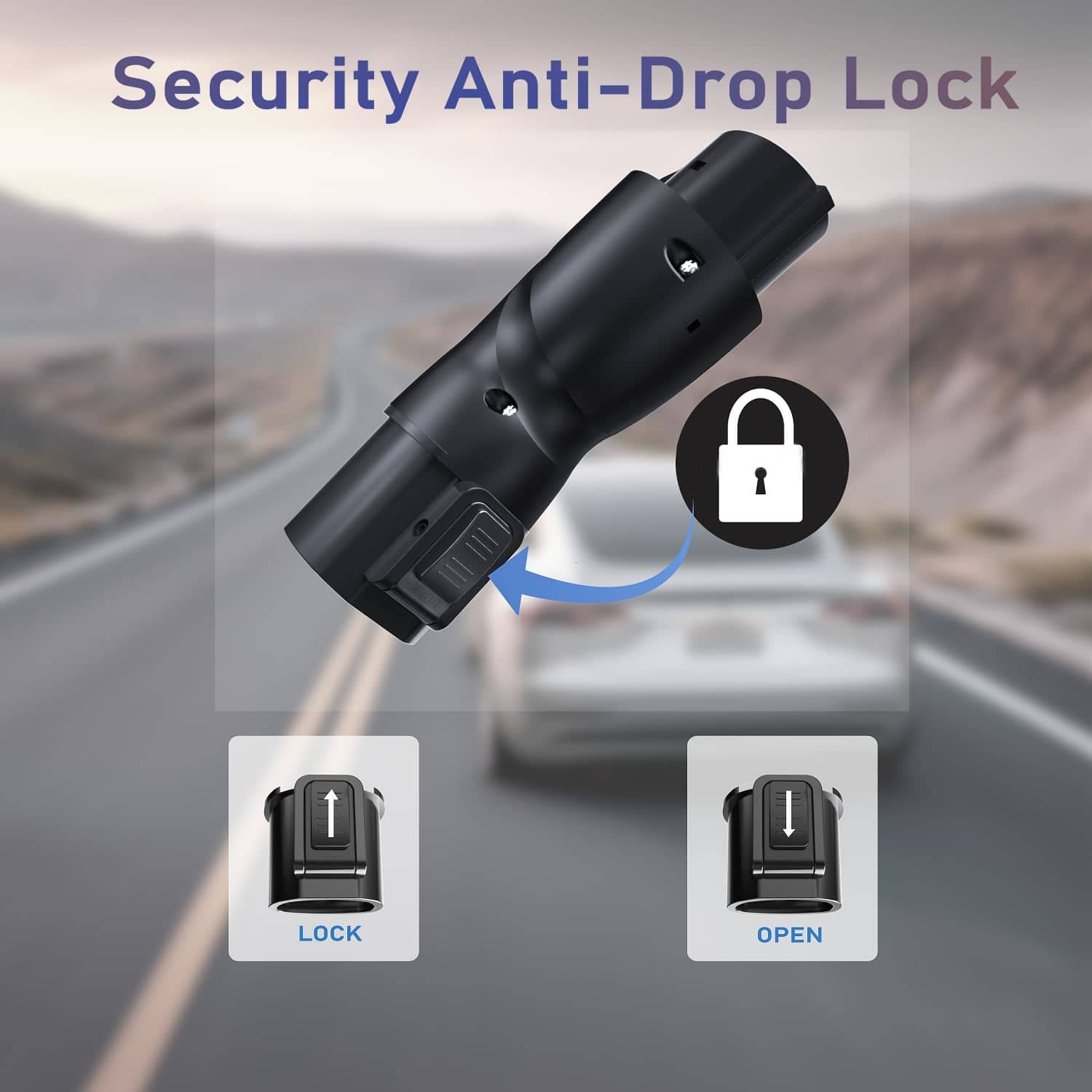 Adaptador EVCONN TSL a J1772, Material PA66 y Fibra de - Imagen 5