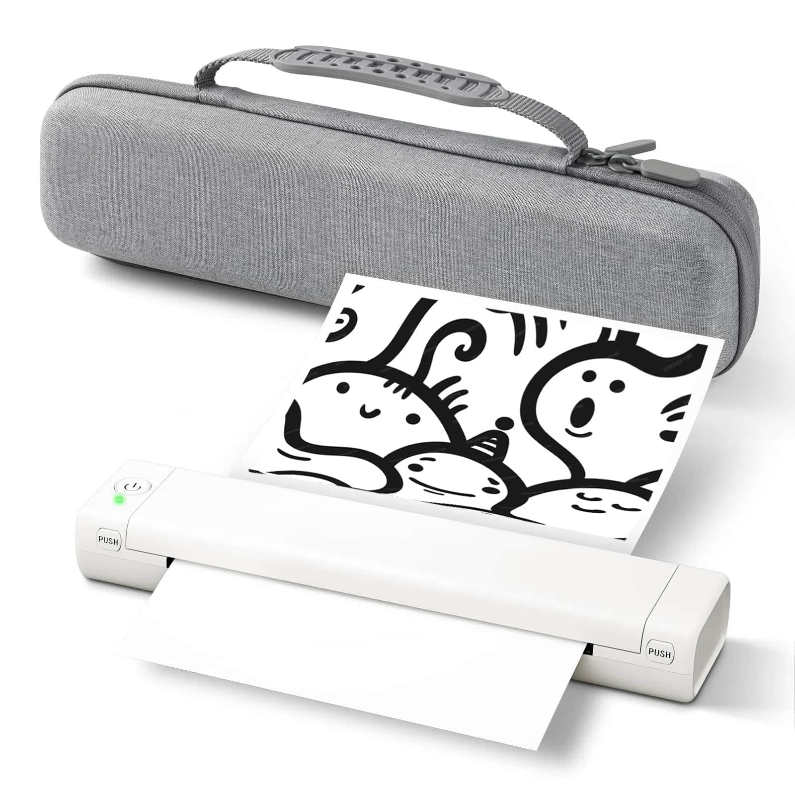 Impresora Portátil Odaro M08F con Bolsa de Transporte,