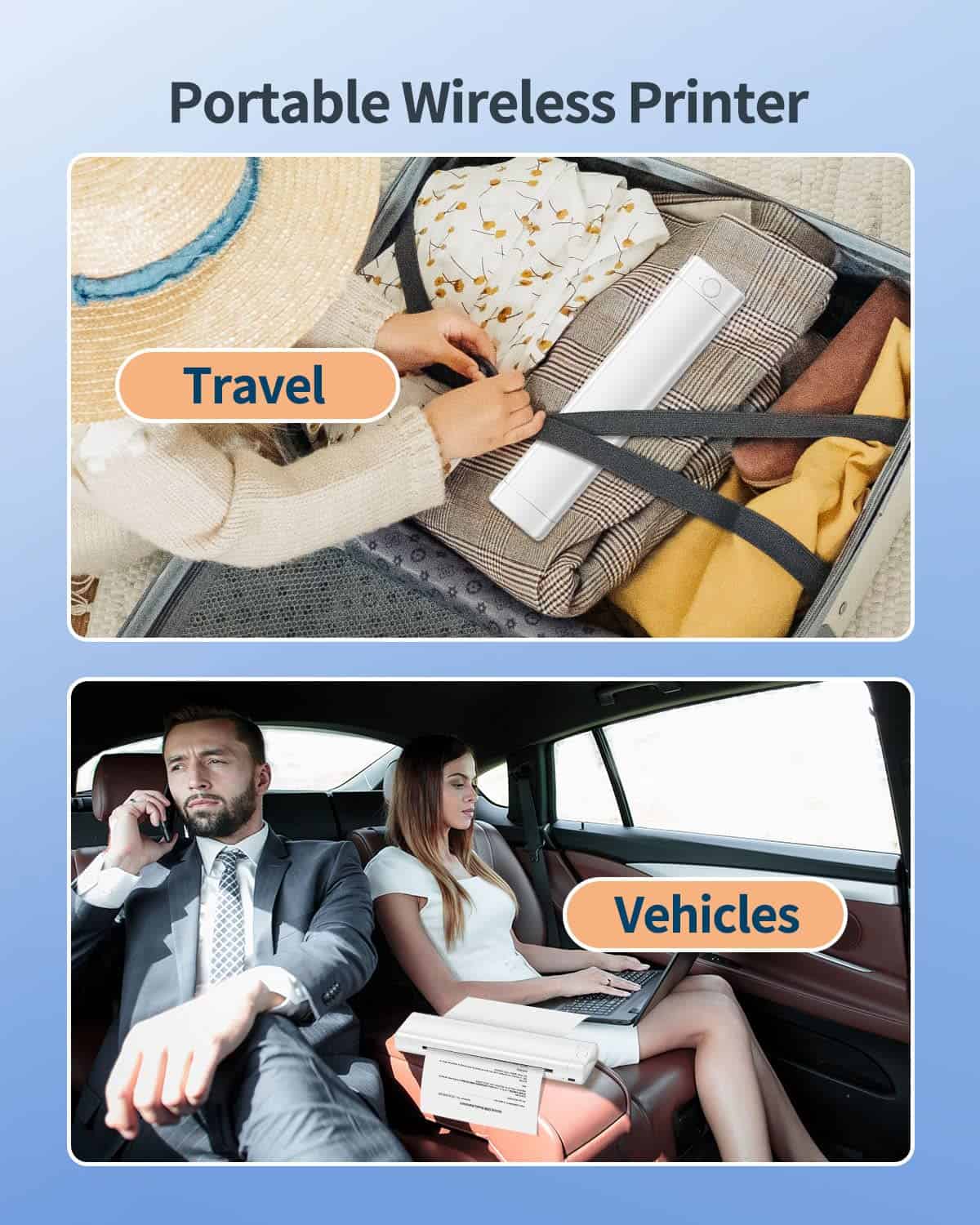 Impresora Portátil Odaro M08F con Bolsa de Transporte, - Imagen 6