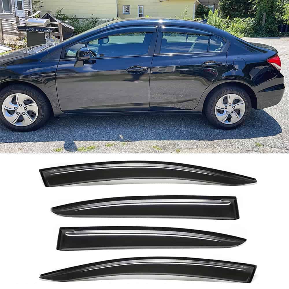 Deflector de ventanilla lateral Deebior 94462 para Honda