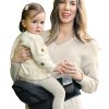 Portabebés con Asiento para Cadera para Bebés, GROWNSY con