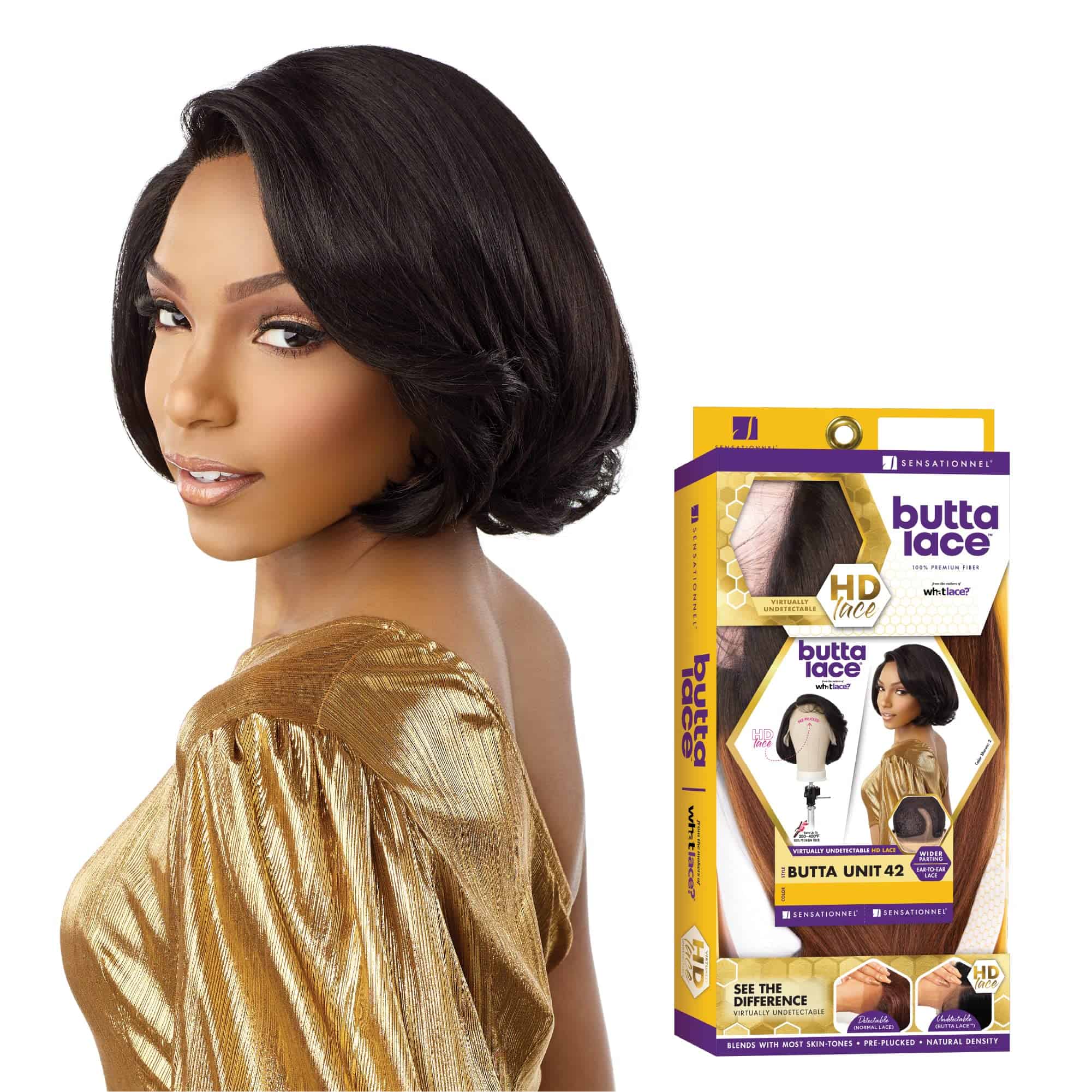 Pelucas Sensationnel Butta Lace - Unidad 42 Extra Ancho con