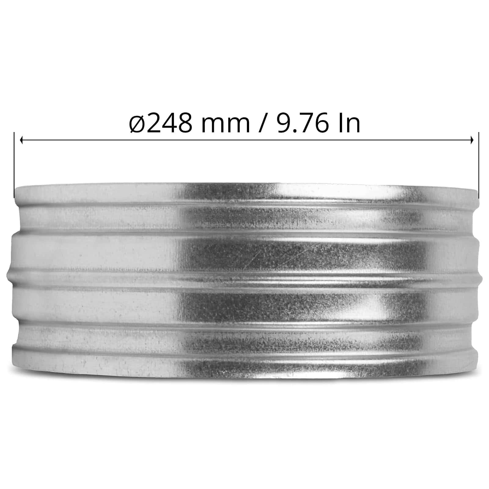 Conector de conducto de ventilación de metal -eño macho - Imagen 8