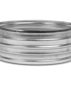 Conector de conducto de ventilación de metal -eño macho