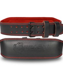 Cinturón de Levantamiento de Pesas Beast -Negro/Rojo