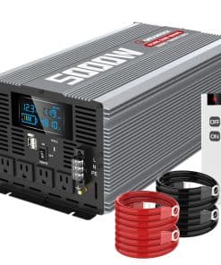 Inversor de Onda Sinusoidal Pura de 5000W Convierte 12V DV