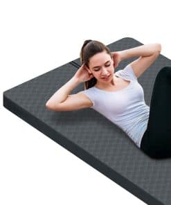 nuveti Tapete de Ejercicio Grande - -Gris Oscuro