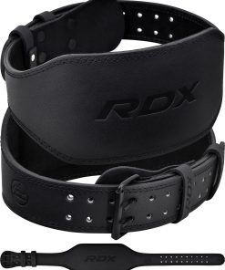 Cinturón de Levantamiento de Pesas de Cuero de Vaca para