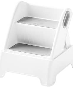Taburete para niños ajustable de 2 peldaños para niños,