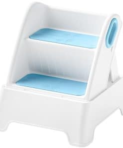 Taburete para niños pequeños, taburete de 2 peldaños