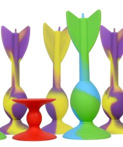 Juego de 10 Dardos de Ventosa de Silicona de Tamaño Grande