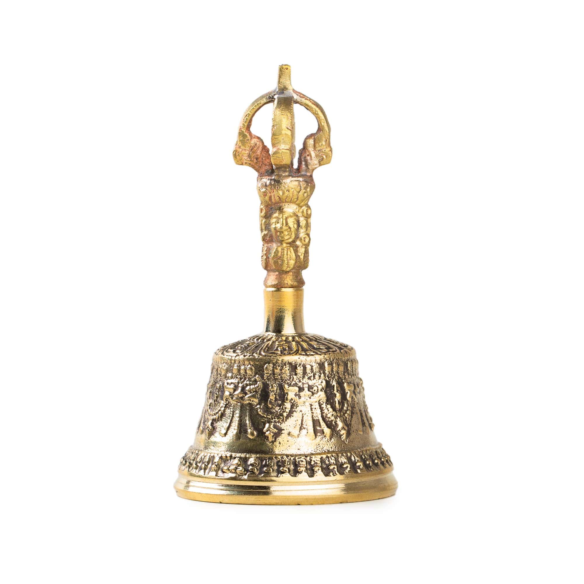 Set de Mini Campana Tibetana Bajra - Objeto Dharma Altar - Imagen 4