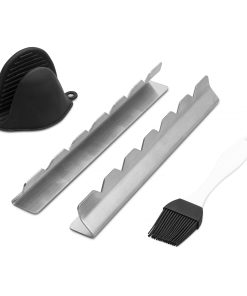 RIMCROW Soporte para Brochetas para Parrilla, Horno o