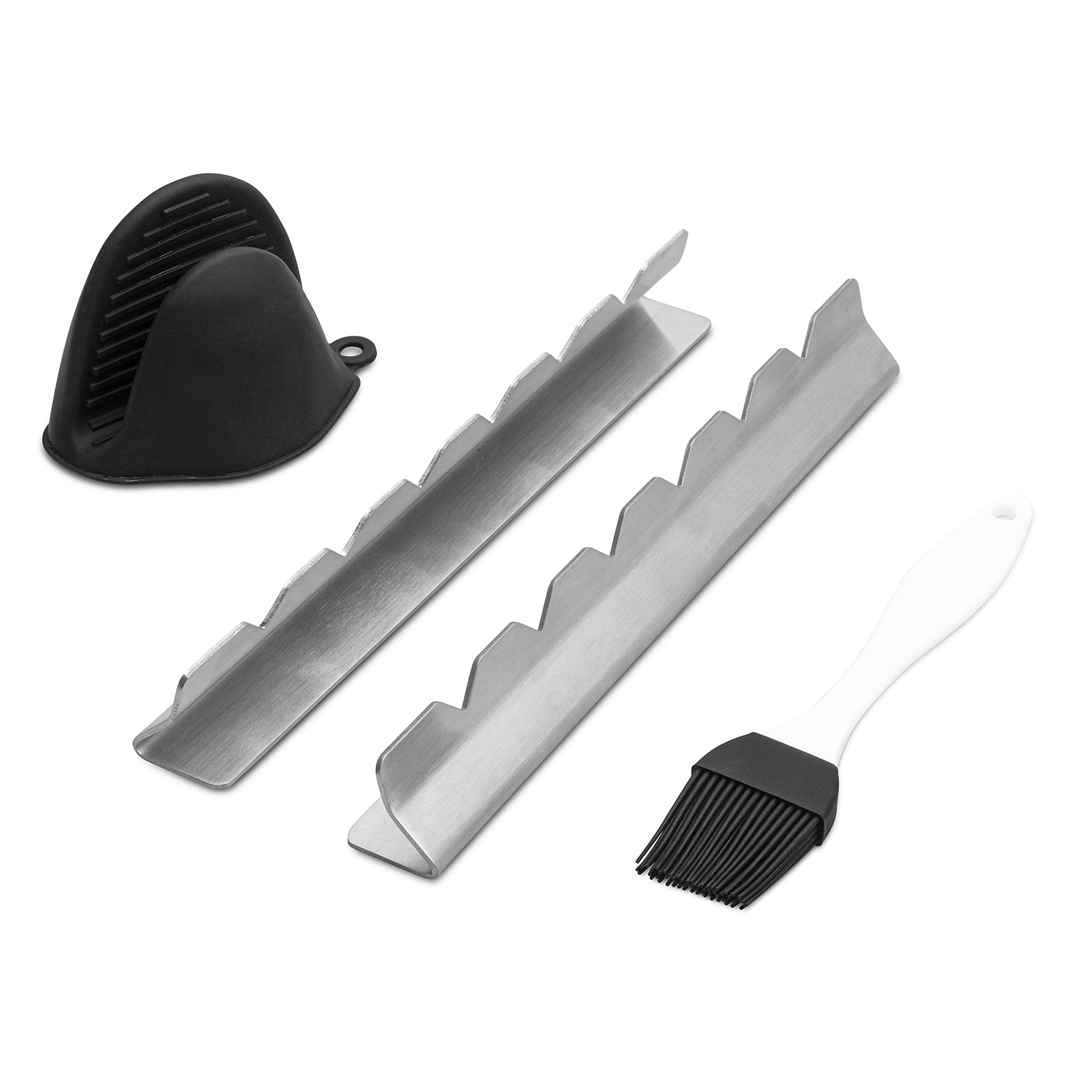 RIMCROW Soporte para Brochetas para Parrilla, Horno o