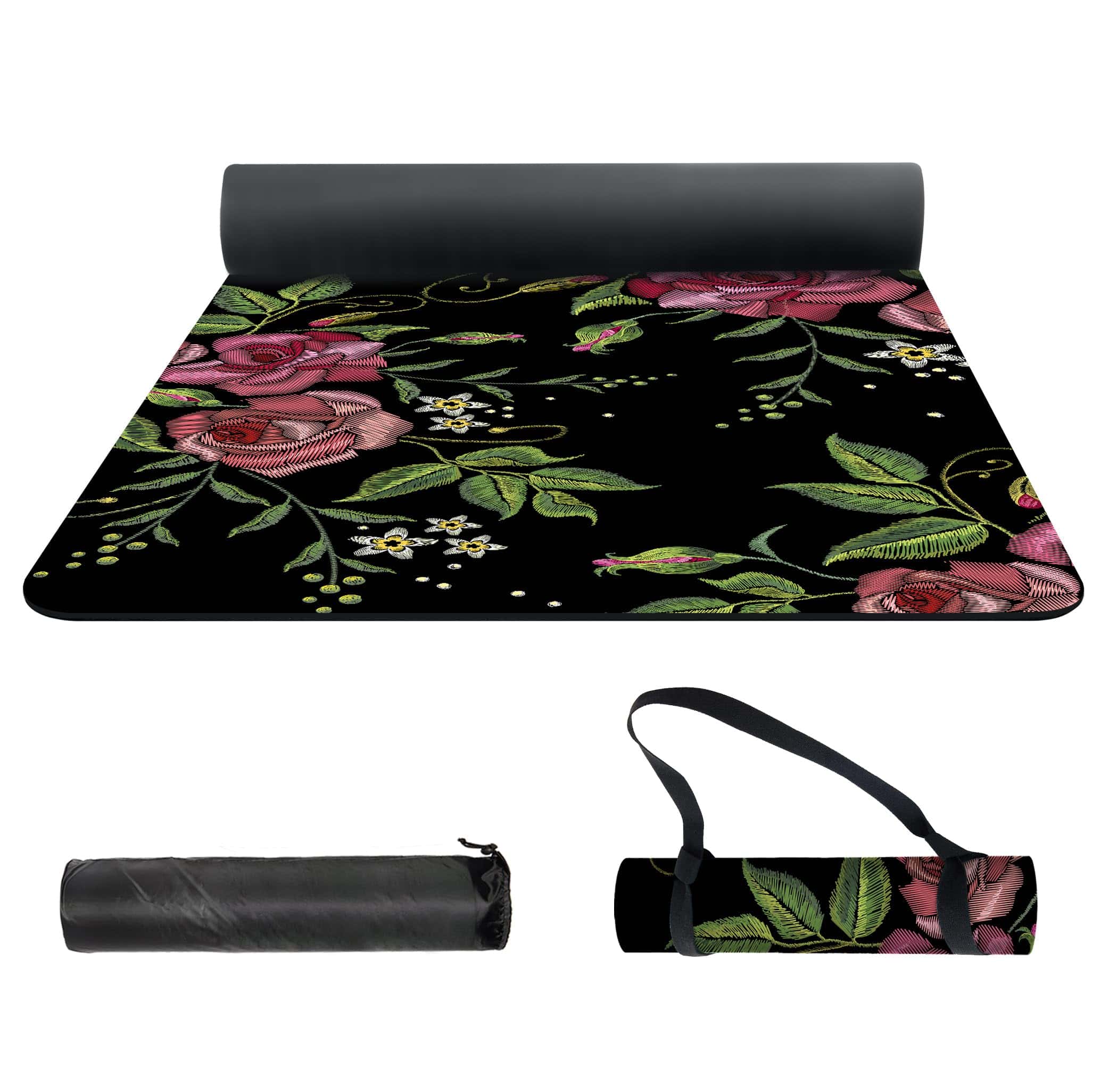 Tapete de Yoga estampado nuveti extra -s de piso - Imagen 3