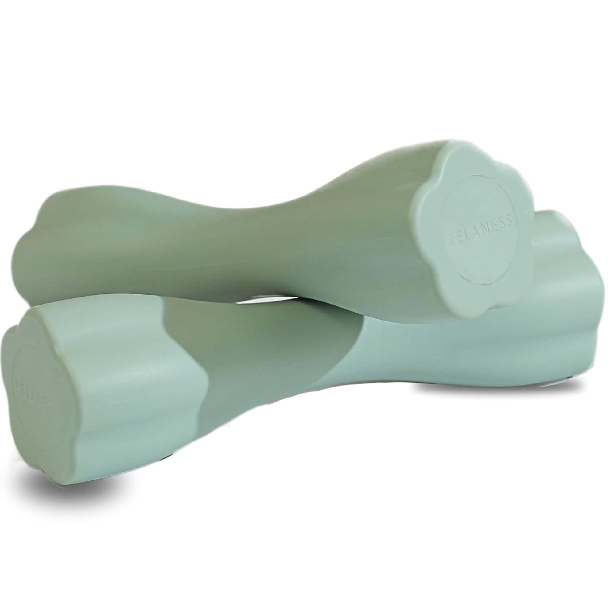 Par de Mancuernas CurvyBar RELANESS (Verde - 4.4 Libras)