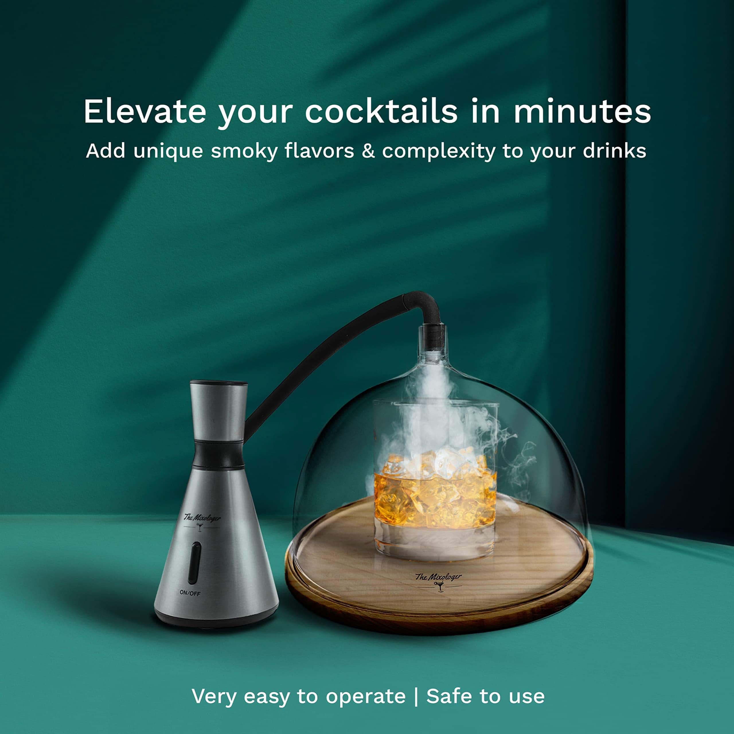 Kit de ahumador de cócteles The Mixologer | Infusor de humo - Imagen 3