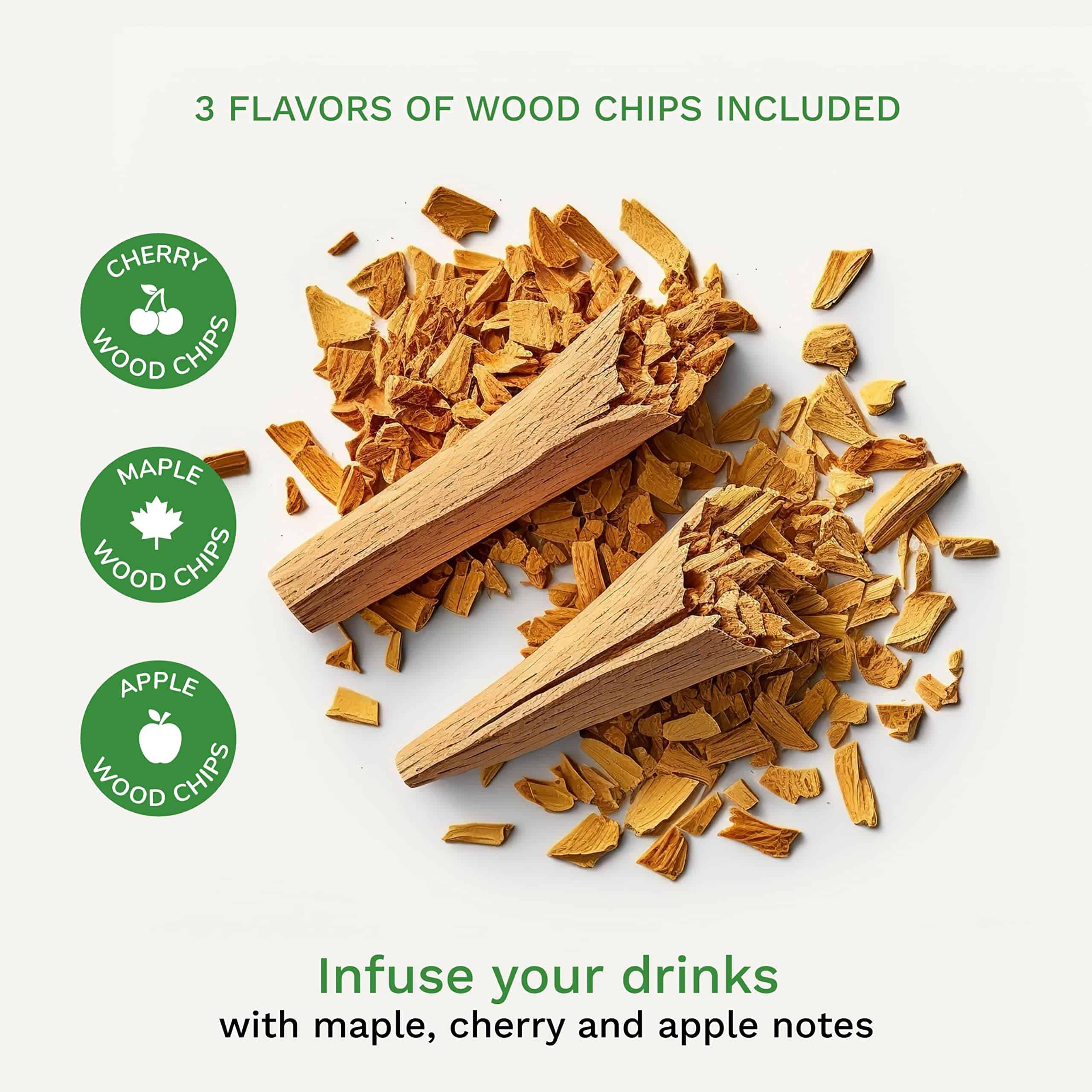 Kit de ahumador de cócteles The Mixologer | Infusor de humo - Imagen 5