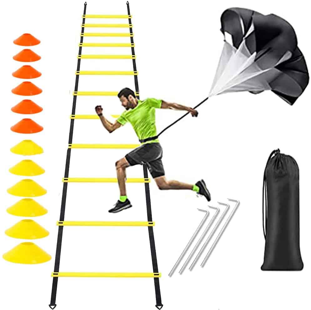 Set de Entrenamiento de Escalera de Agilidad y Velocidad
