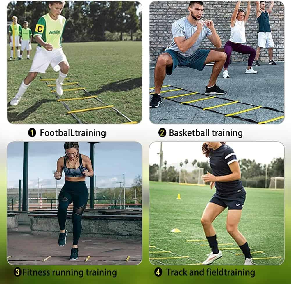 Set de Entrenamiento de Escalera de Agilidad y Velocidad - Imagen 5