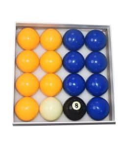 Conjunto de Bolas de Billar Azul y Amarillo TGA Sports de