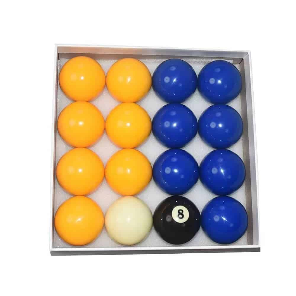 Conjunto de Bolas de Billar Azul y Amarillo TGA Sports de