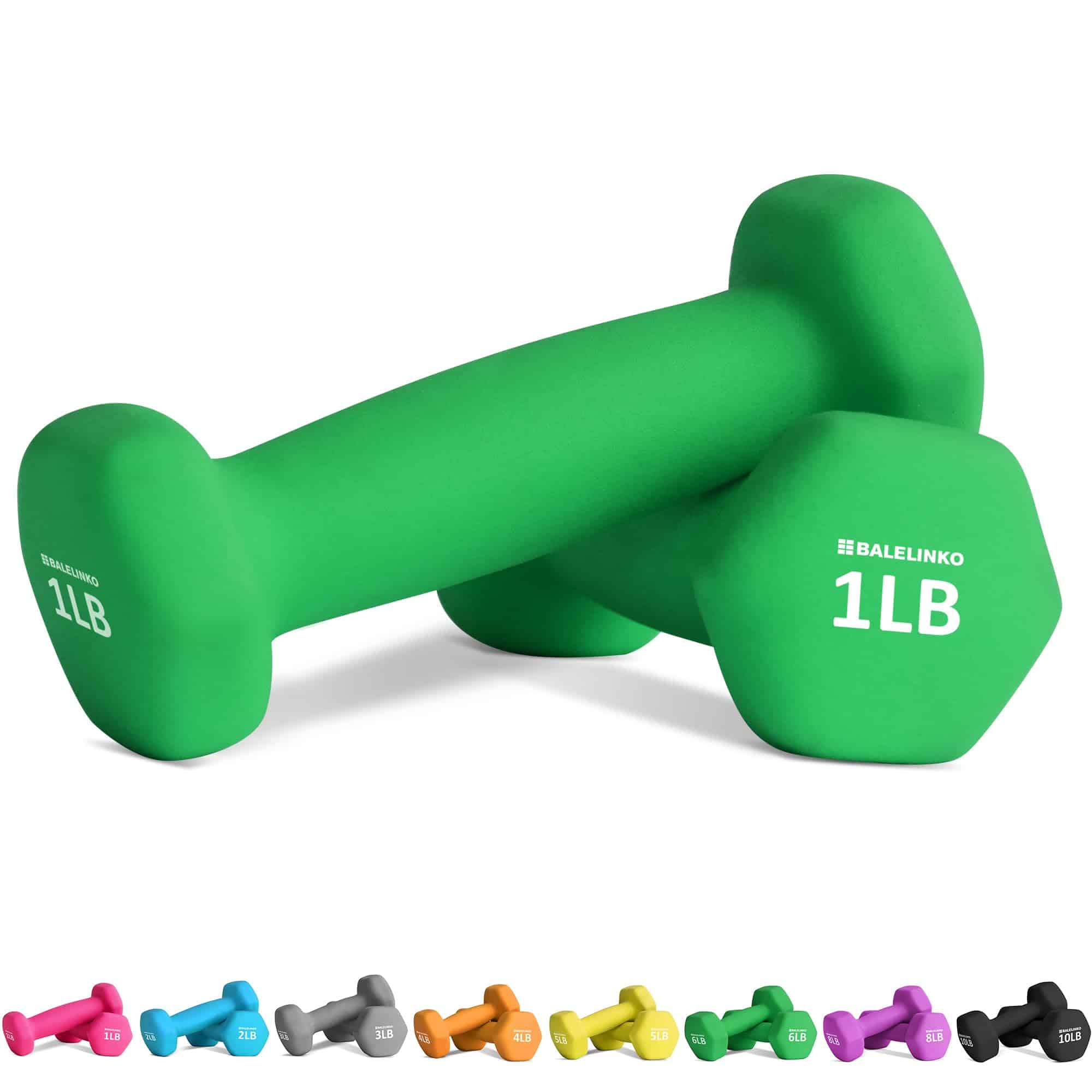 Set de Pesas para Gimnasio en Casa Balelinko para -Green