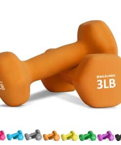 Juego de Pesas para Gimnasio en Casa -Naranja
