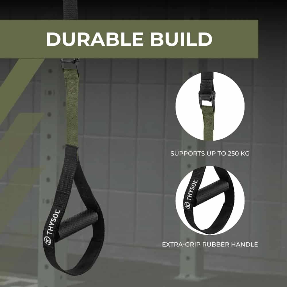 THYSOL Entrenador de Resistencia Pro Xtreme Straps Army | - Imagen 3