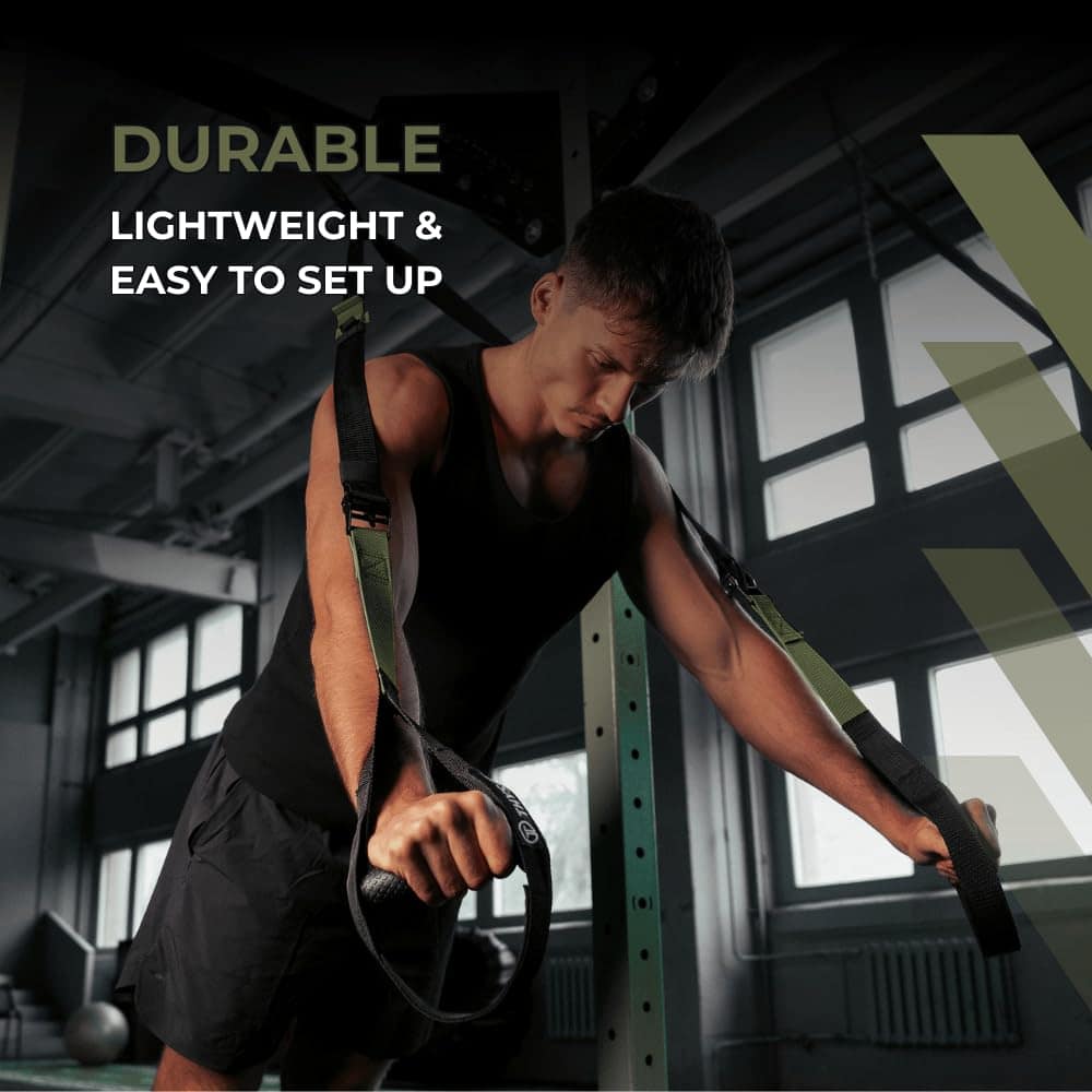 THYSOL Entrenador de Resistencia Pro Xtreme Straps Army | - Imagen 5