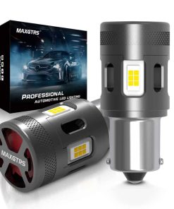 Bombilla LED MAXGTRS P21W BA15S 1156(180�) CANBUS Luz de