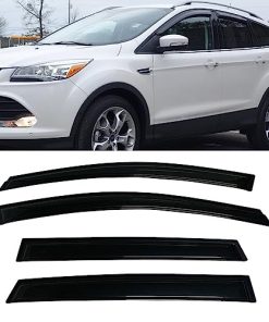 Deflector de ventilación de ventana para lluvia y sol con