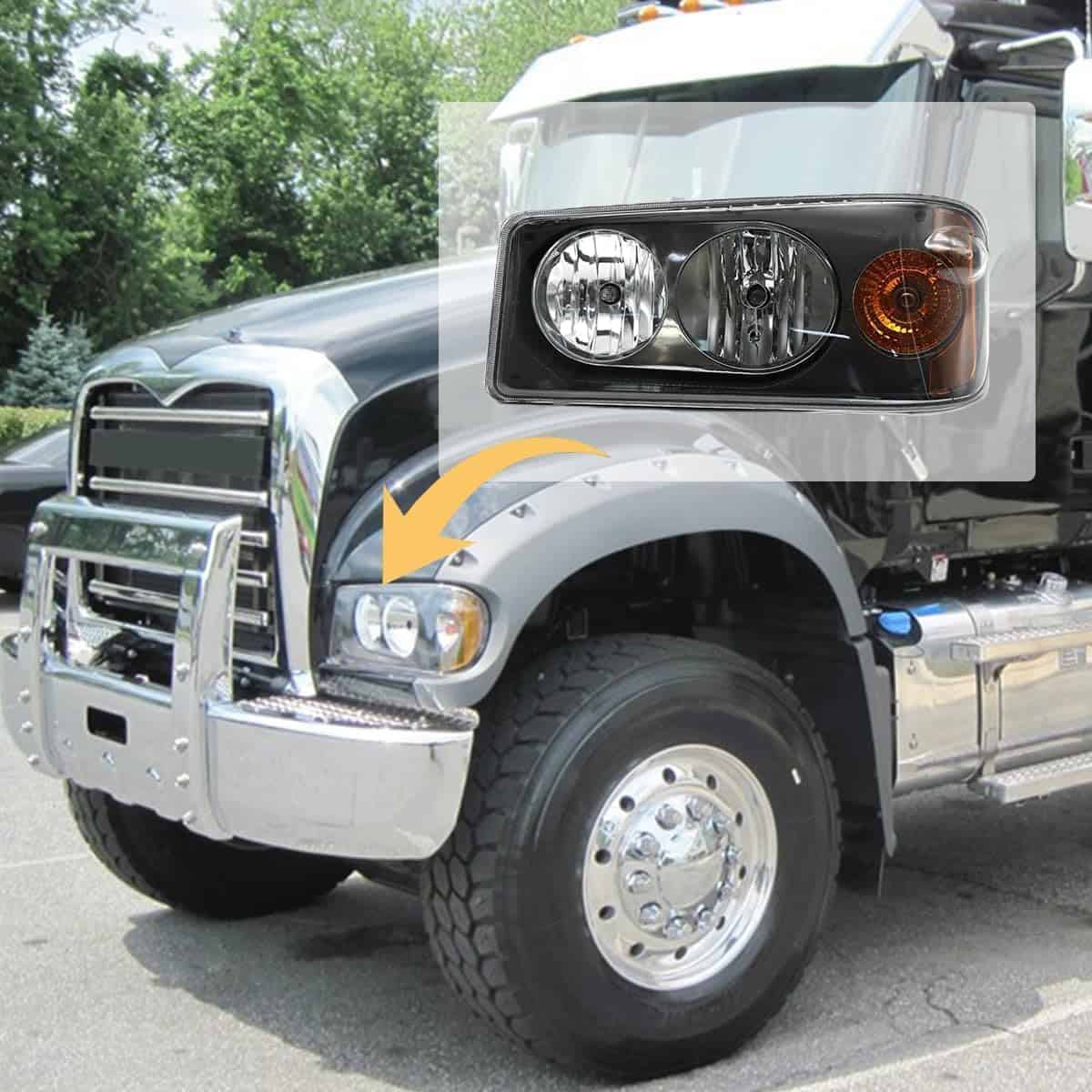 Conjunto de faros SUENOS para Mack Granite GU713, Faro - Imagen 7