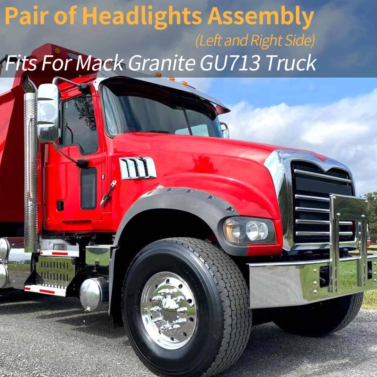 Conjunto de faros SUENOS para Mack Granite GU713, Faro - Imagen 6