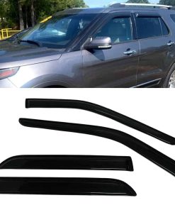 Viseras de ventana tintadas de humo para sol y lluvia,