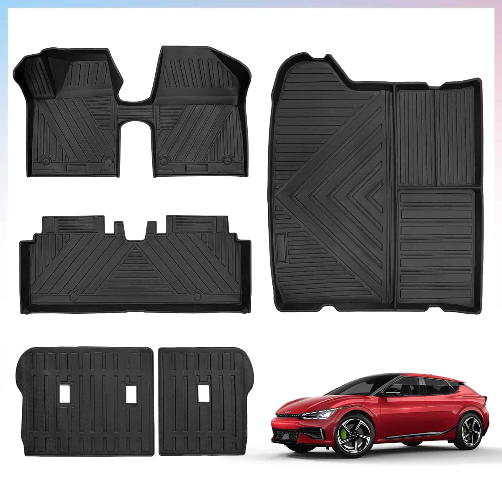 Tapetes para Automóvil Shvgen Compatible con Kia Ev6 2022