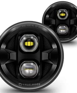 Faros LED redondos de 7 pulgadas TRUE MODS [Aprobados por