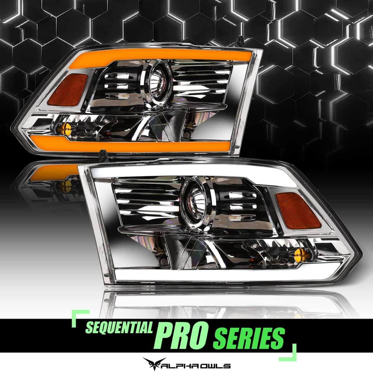 Faros Proyectores Alpha Owls 8722145 Con Barra de Luz LED - Imagen 3