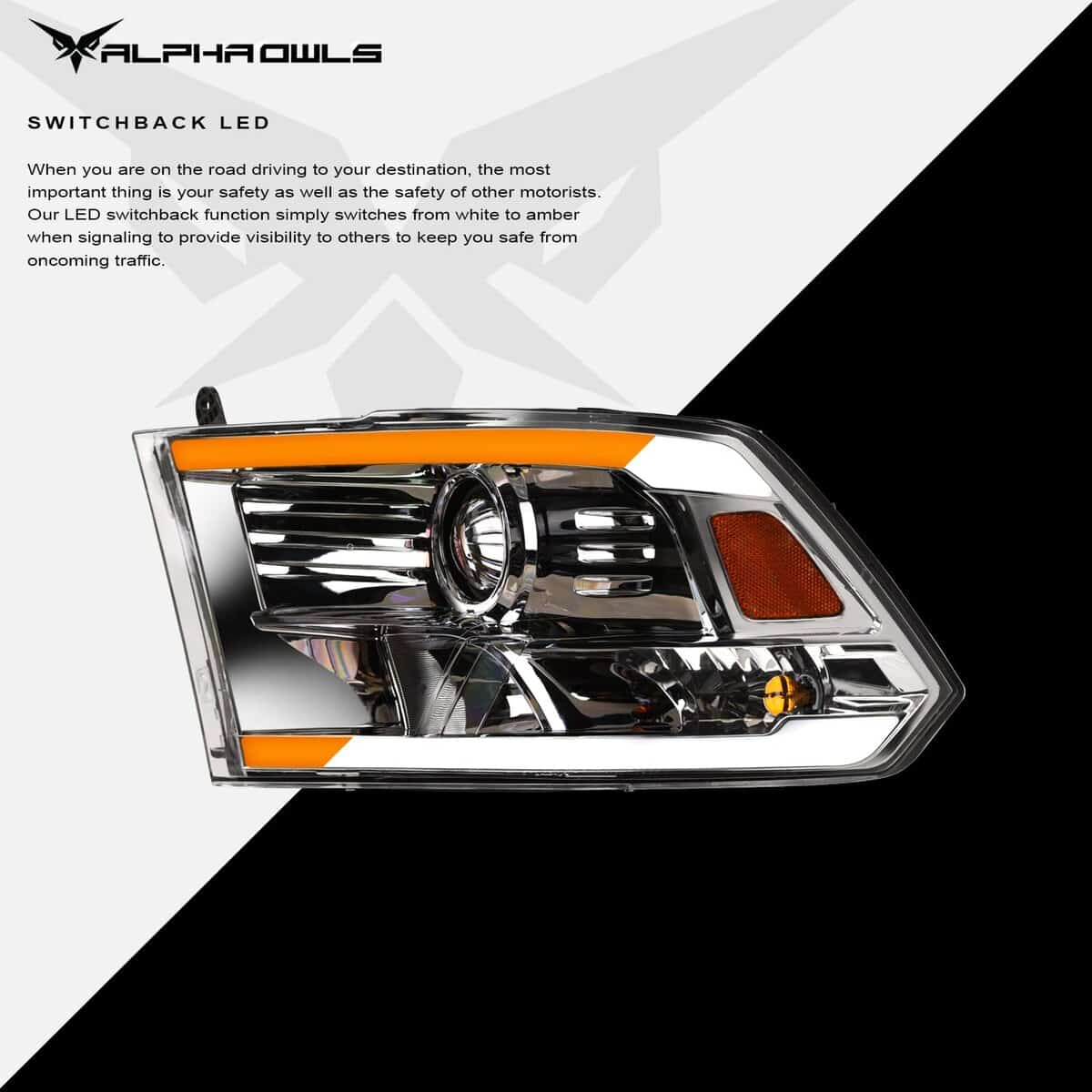 Faros Proyectores Alpha Owls 8722145 Con Barra de Luz LED - Imagen 5