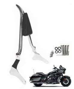 Sissy Bar Cromado de 29 Pulgadas de Alto, Respaldo de