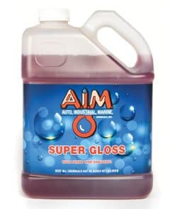 AIM Chemicals Super Gloss - Duradero brillo para llantas,