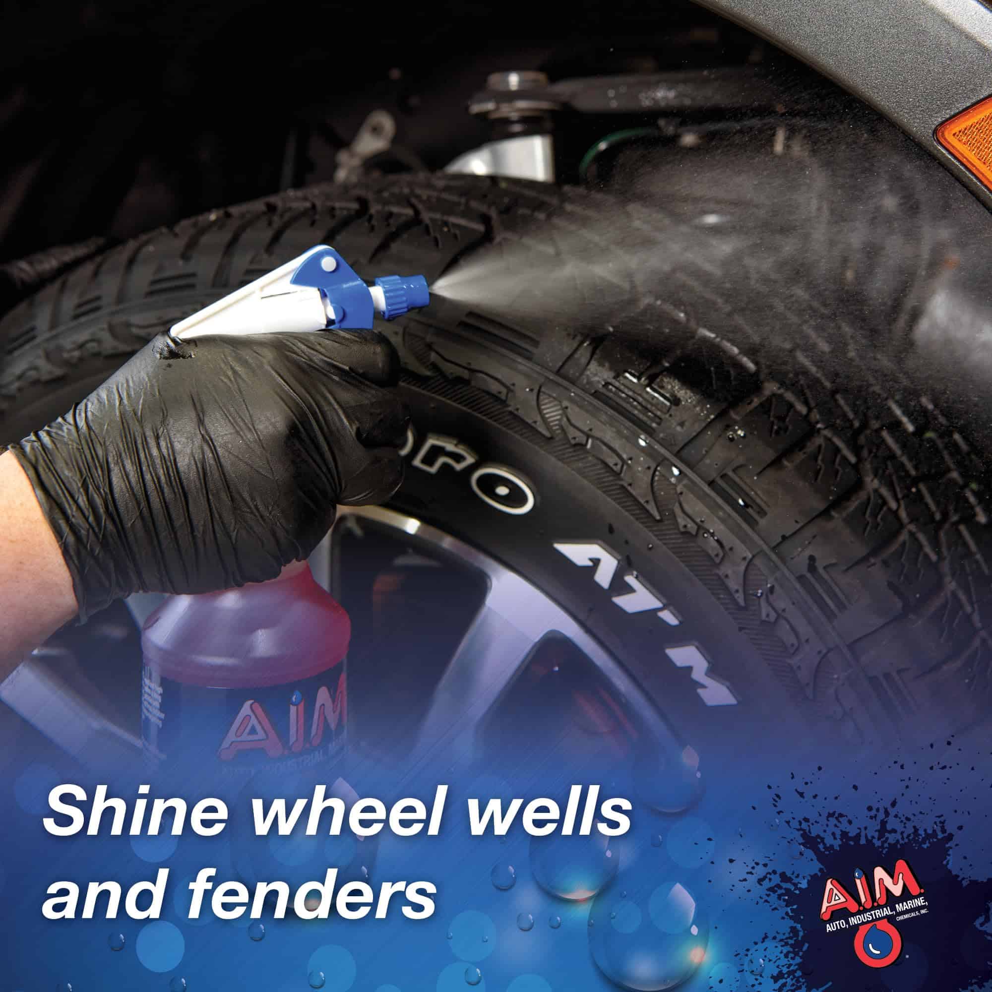 AIM Chemicals Super Gloss - Duradero brillo para llantas, - Imagen 8