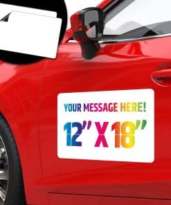 Letreros Magnéticos Premium para Autos - Nunca Volarán de