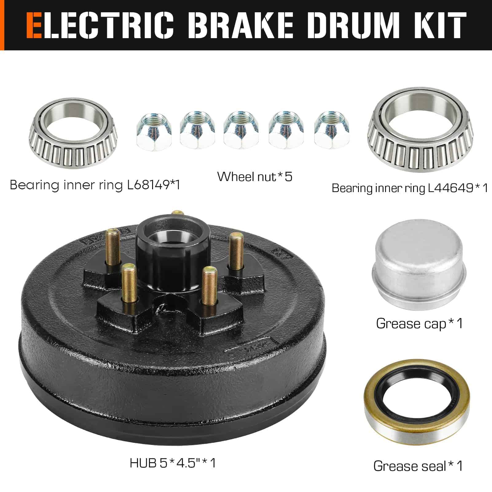Juegos de Tambor de Freno de 5 Huecos con Circunferencia de - Imagen 8