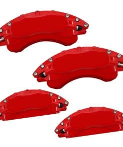 Cubiertas de pinza de freno rojas de aluminio AOOA para Kia
