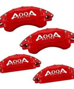 Cubiertas de pinza de freno rojas de -rojo