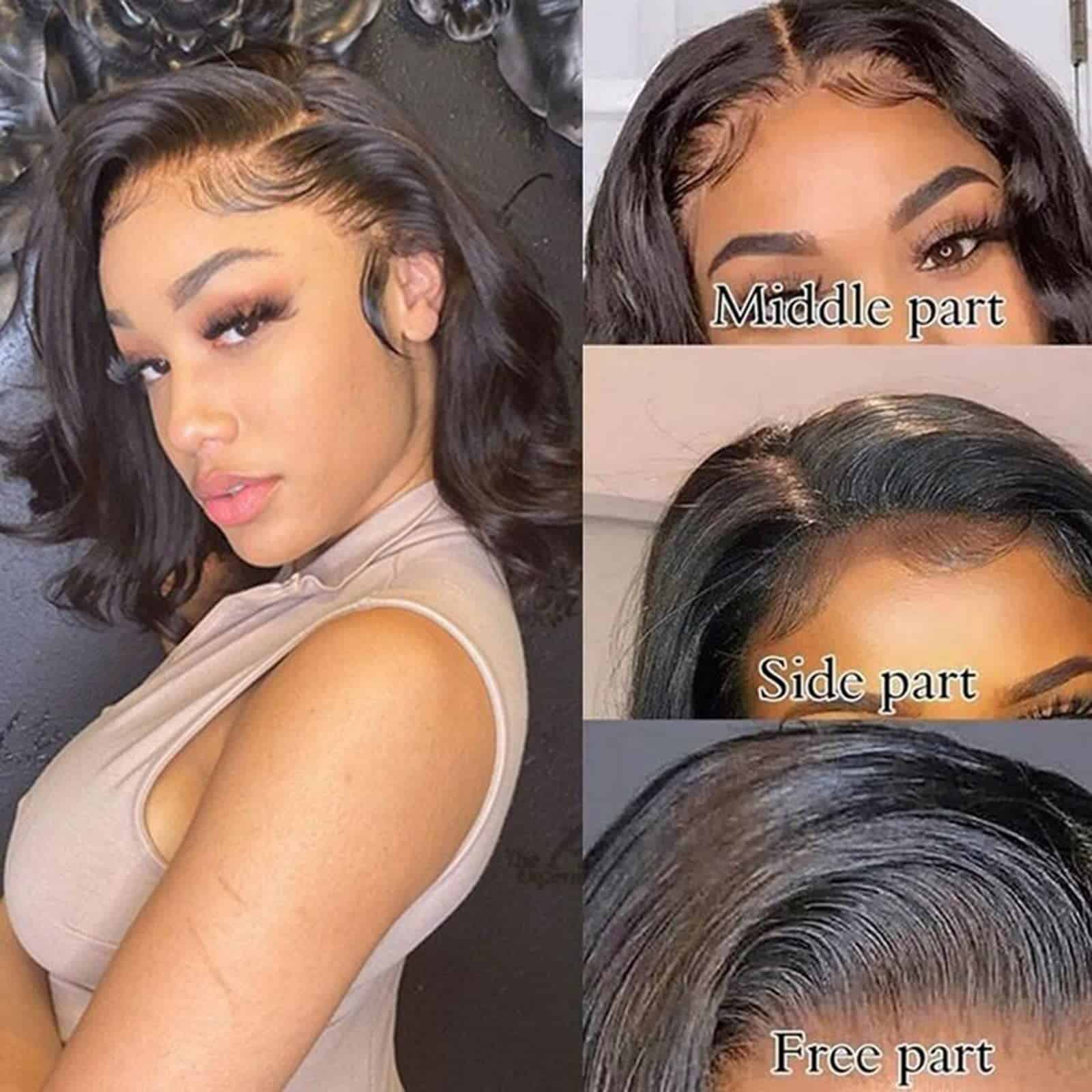 Pelucas de Encaje Frontal de Onda del Cuerpo SIIKAP Pelo - Imagen 3